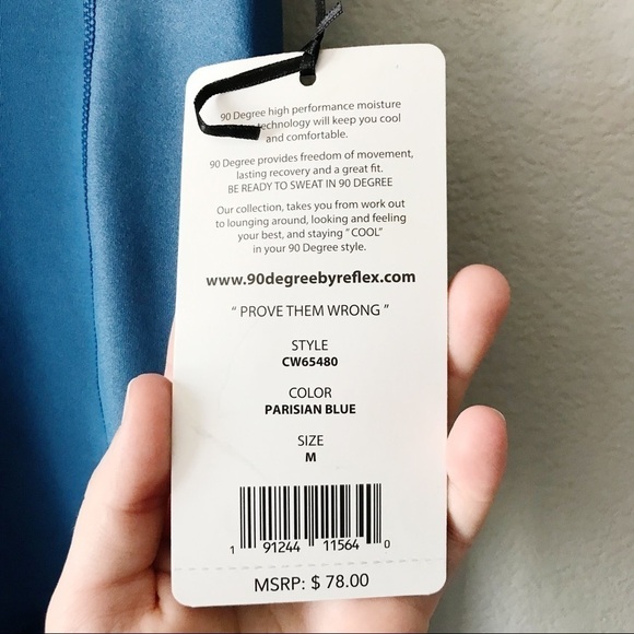 TWO PAIRS 90 Degree by Reflex Athletic Leggings M - Picture 6 of 12